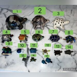 Buyer’s Choice Lot #2 of Various Stone & Ceramic Turtle Figurines